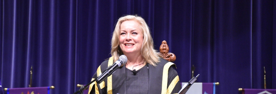 Linda Hazenfratz at Convocation